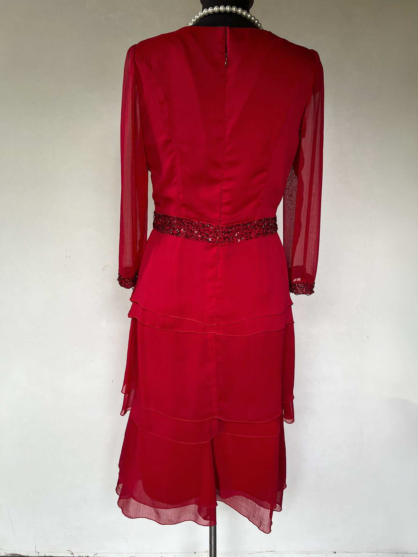 VESTIDO LARGO ROJO 4