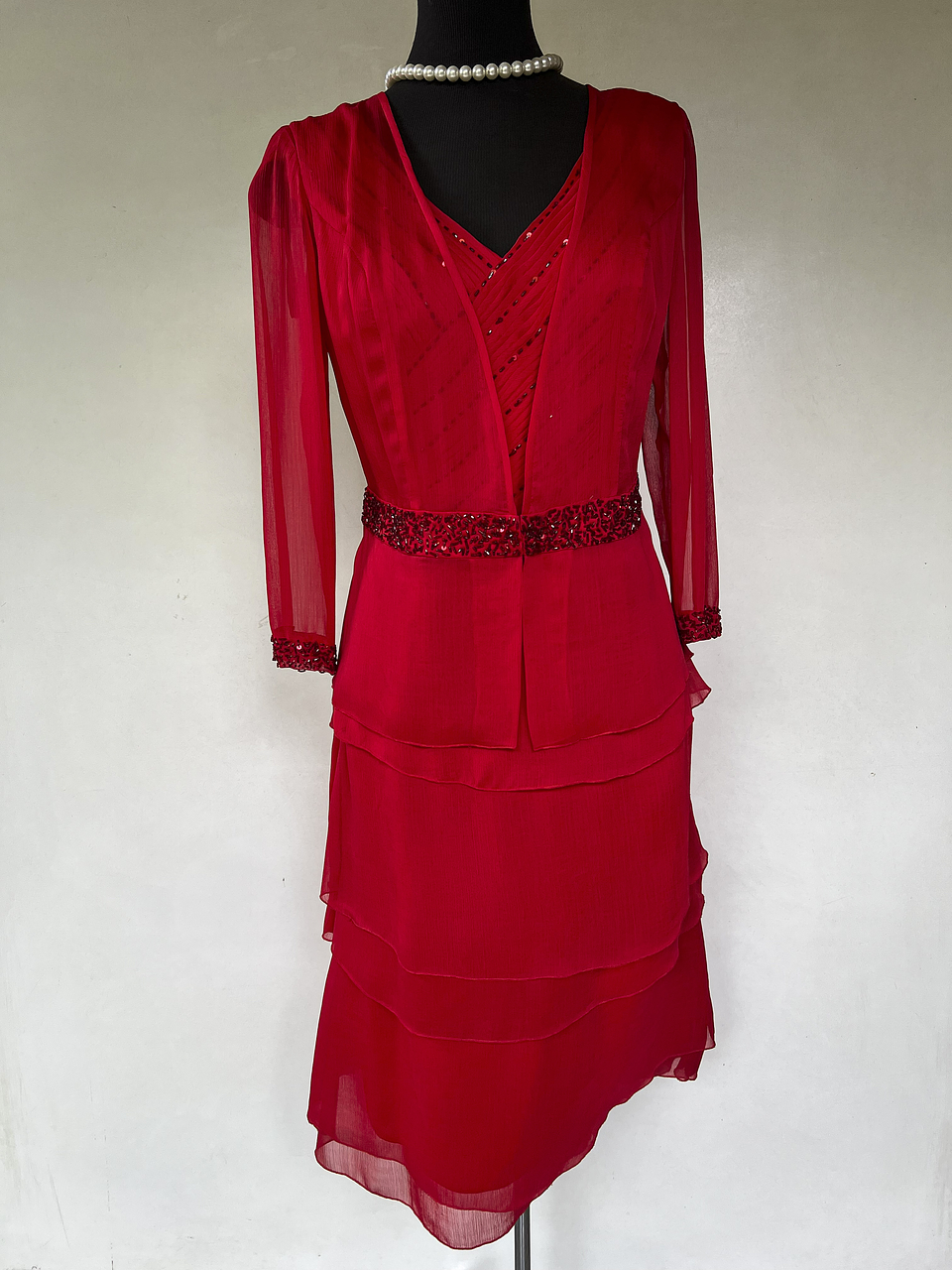 VESTIDO LARGO ROJO 1