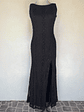 VESTIDO NEGRO LARGO (TOP POR SEPARADO) - TALLA 40 - Miniatura 4