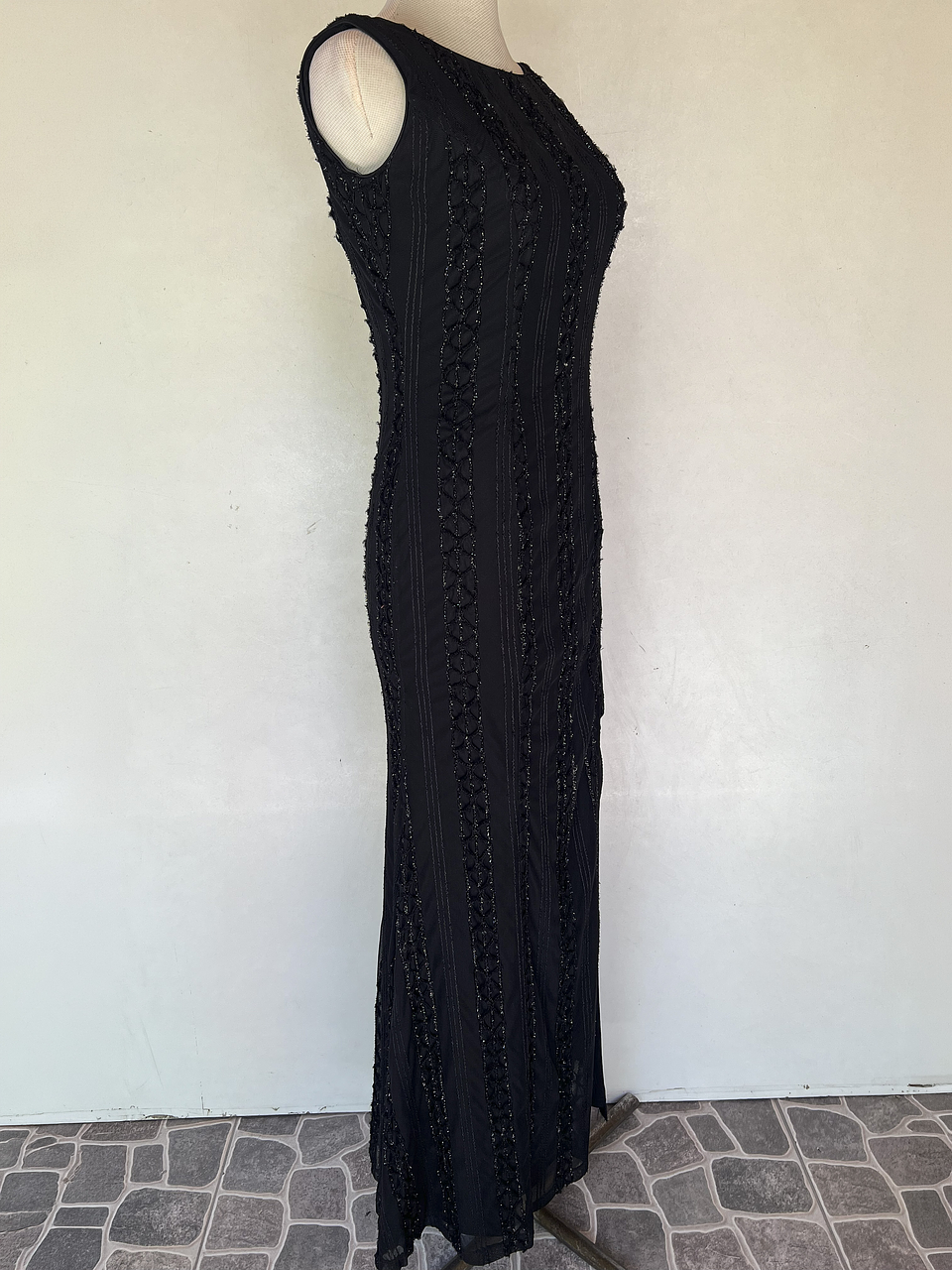 VESTIDO NEGRO LARGO (TOP POR SEPARADO) - TALLA 40 6