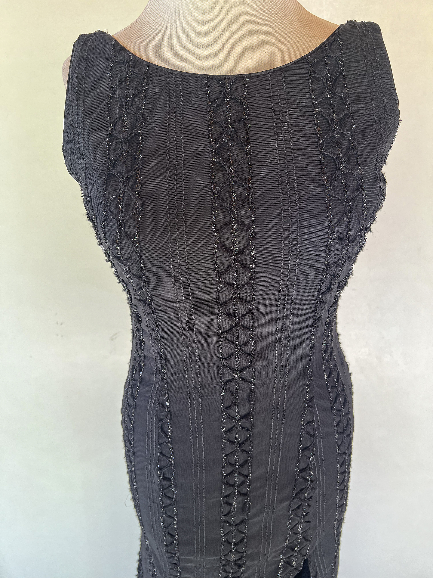 VESTIDO NEGRO LARGO (TOP POR SEPARADO) - TALLA 40 7