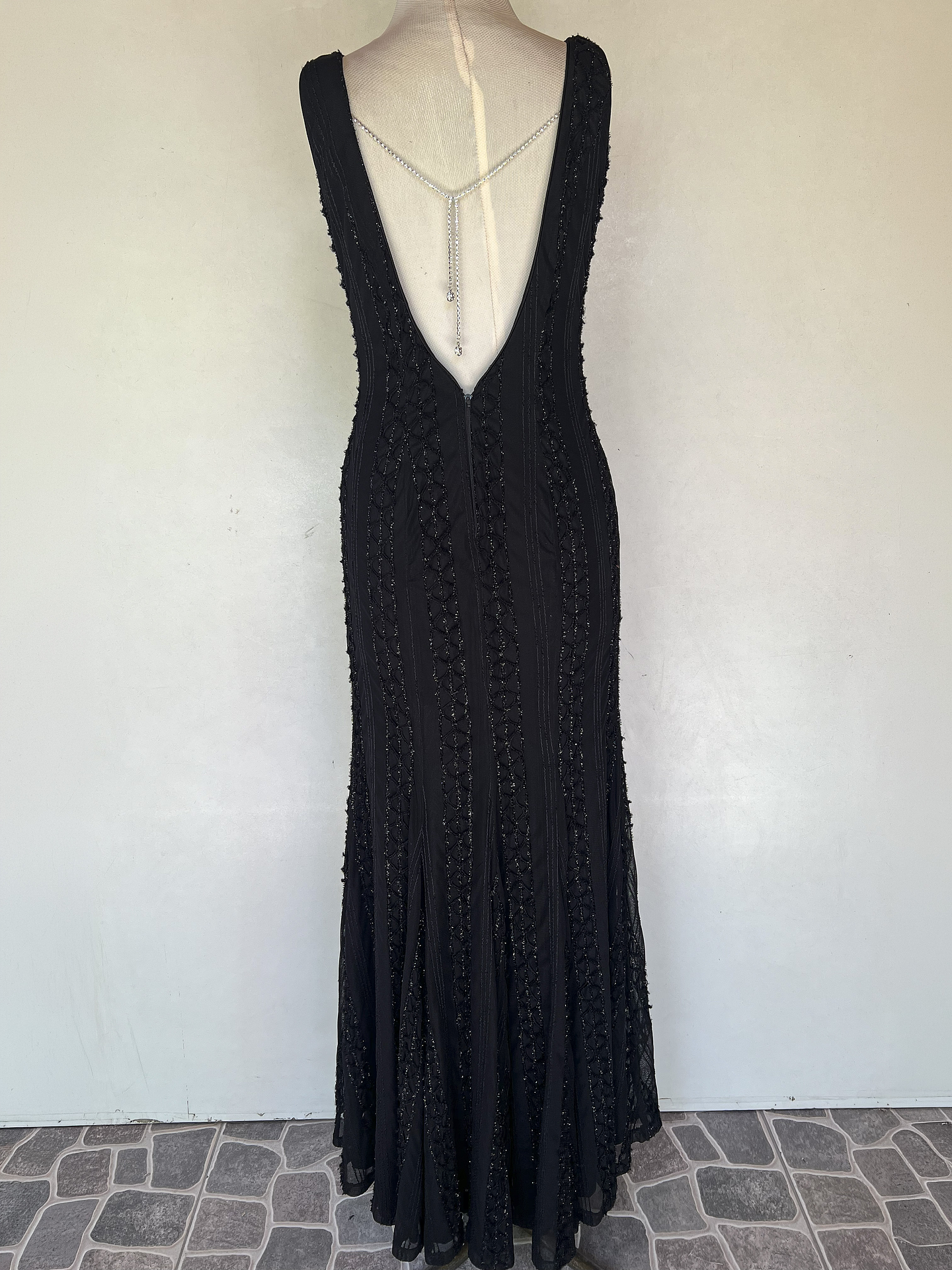 VESTIDO NEGRO LARGO (TOP POR SEPARADO) - TALLA 40 8