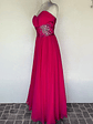 VESTIDO LARGO ROSA CON BRILLO - TALLA 42, 44 - Miniatura 3
