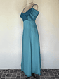 VESTIDO LARGO CELESTE - TALLA 42 - Miniatura 3