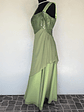 VESTIDO LARGO VERDE CLARO - TALLA 48 - Miniatura 3