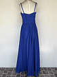 VESTIDO LARGO AZUL - TALLA 44 - Miniatura 4