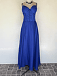 VESTIDO LARGO AZUL - TALLA 44 - Miniatura 1