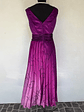 VESTIDO LARGO MORADO - TALLA 48 - Miniatura 4