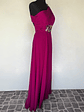 VESTIDO LARGO FUCSIA - TALLA 44, 46 - Miniatura 2