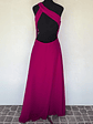 VESTIDO LARGO FUCSIA - TALLA 44, 46 - Miniatura 4