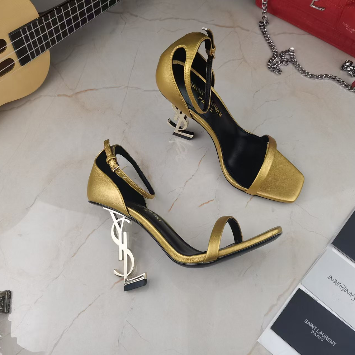 YSL high heels sandals 2