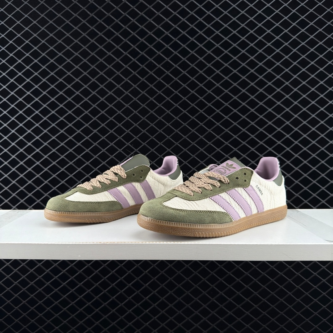 Sapatilhas Adidas Samba Verde Lilás 2