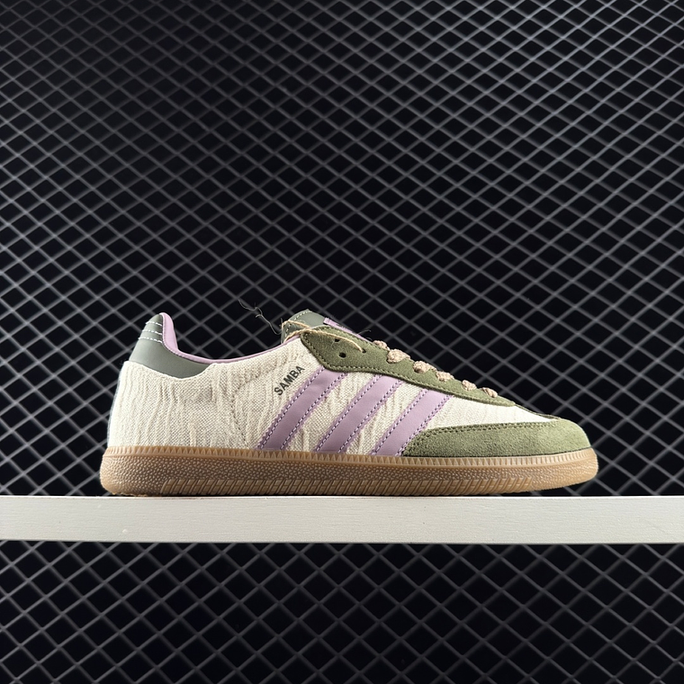 Sapatilhas Adidas Samba Verde Lilás 1