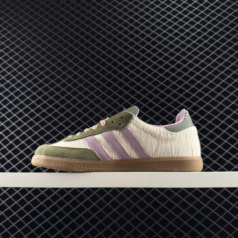 Sapatilhas Adidas Samba Verde Lilás 4