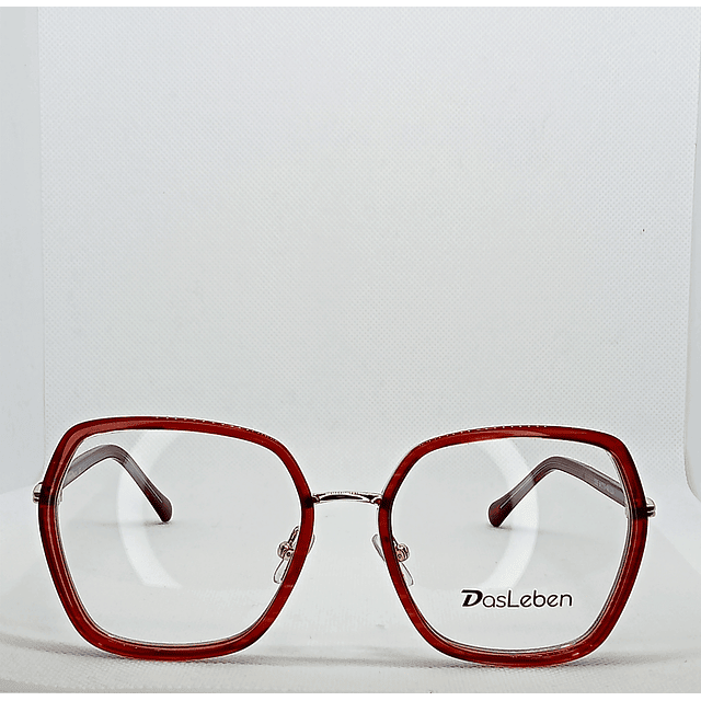 Armazón Óptico Das Leben Mujer Acetato Rojo