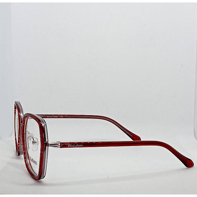Armazón Óptico Das Leben Mujer Acetato Rojo