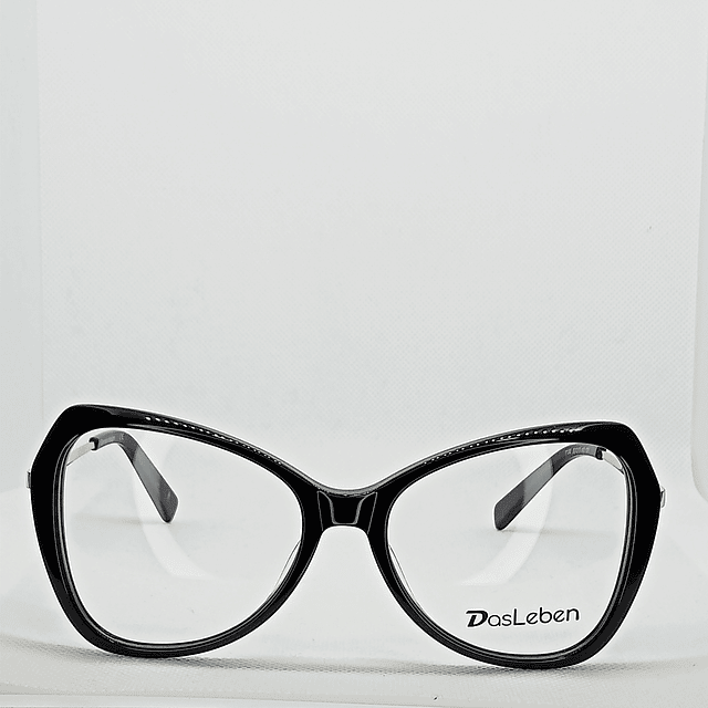 Armazón Óptico Das Leben Mujer Acetato Negro