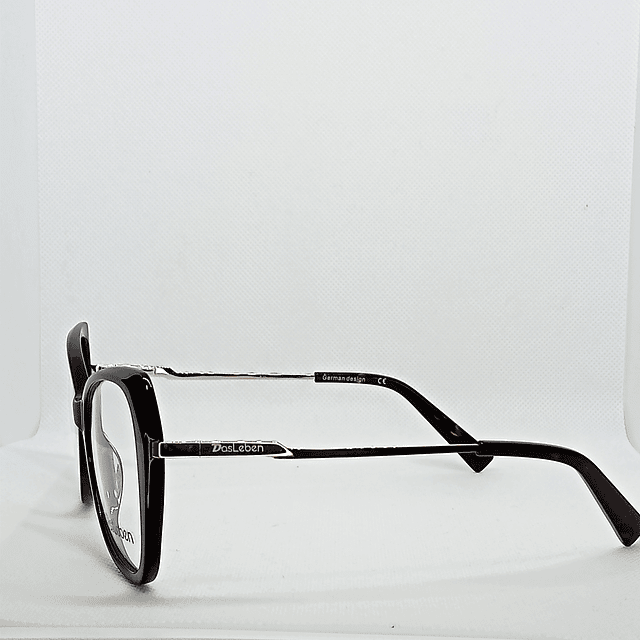 Armazón Óptico Das Leben Mujer Acetato Negro