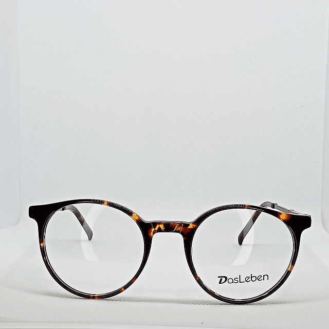 Armazón Óptico Das Leben Mujer Acetato Tortoise Redondo