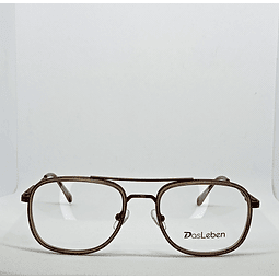 Armazón Óptico Das Leben Hombre Metálico Bronce Elegante