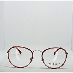 Armazón Óptico Das Leben Hombre Metálico Dorado