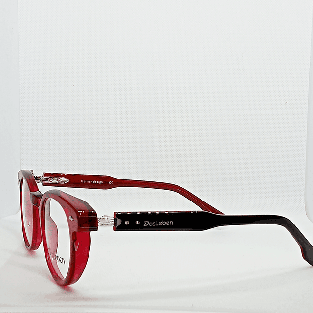 Armazón Óptico Das Leben Mujer Rojo