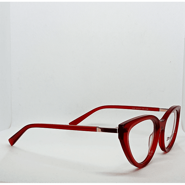 Armazón Óptico Das Leben Mujer Acetato Rojo Italiano
