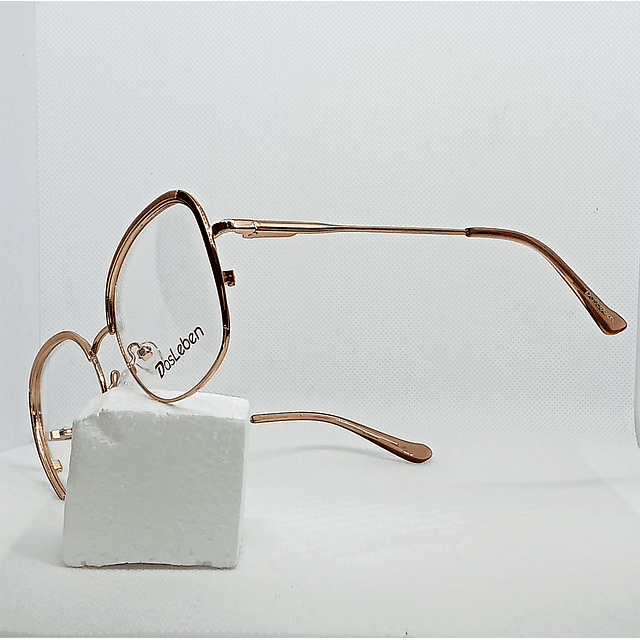 Armazón Óptico Das Leben Mujer Metálico con Aplicaciones 