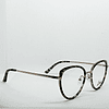 Armazón Loor Mujer Metálico Plateado y Acetato Tortoise