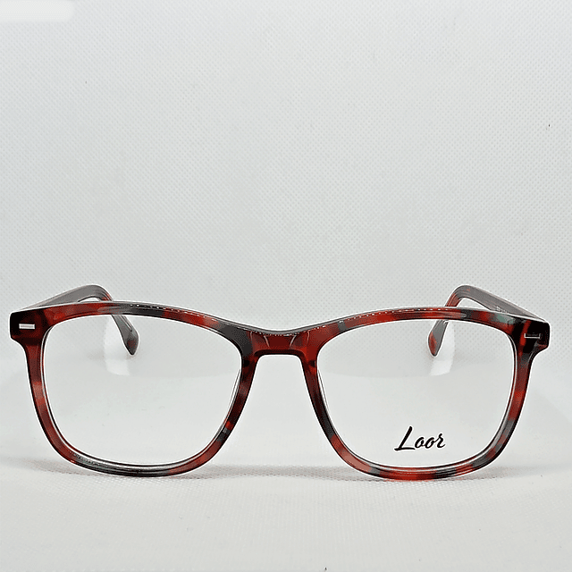Armazón Loor Mujer Acetato Tortoise Rojo y Verde