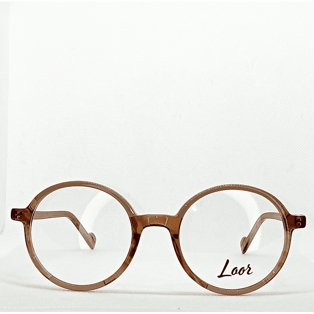 Armazón Loor Mujer Acetato Transparente Color Caramelo