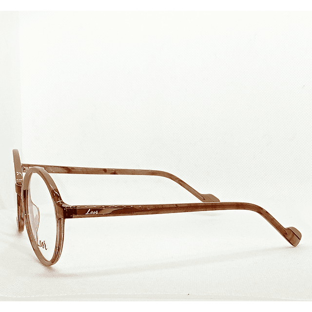 Armazón Loor Mujer Acetato Transparente Color Caramelo