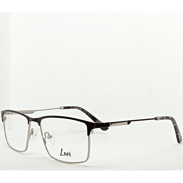 Armazón Loor Hombre Metálico Plateado