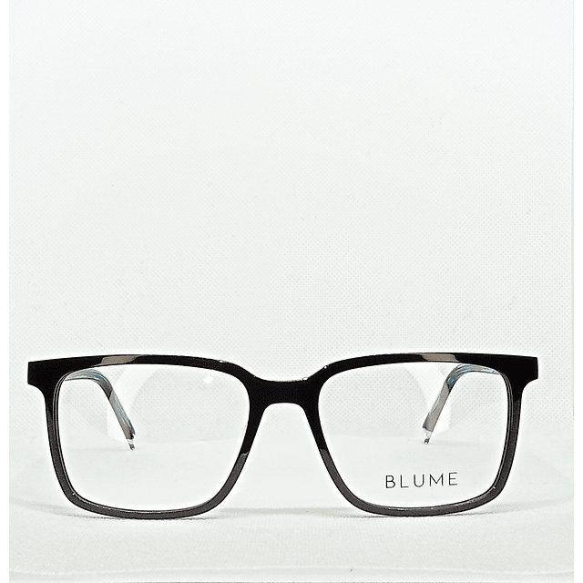 Armazón Blume Hombre Acetato Negro y Turquesa
