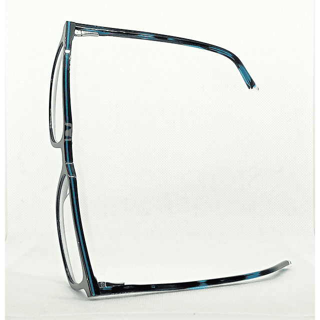 Armazón Blume Hombre Acetato Negro y Turquesa