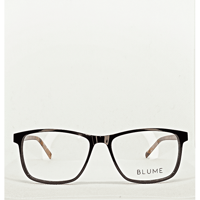 Armazón Blume Hombre Acetato Negro y Caramelo