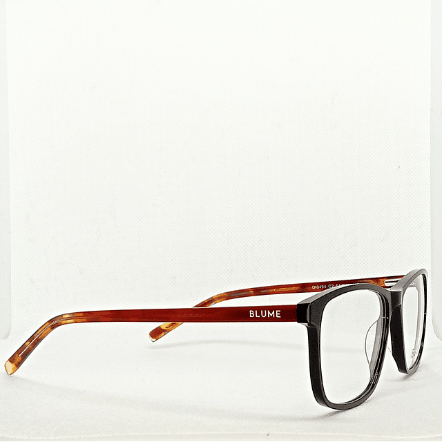 Armazón Blume Hombre Acetato Negro y Caramelo