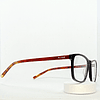 Armazón Blume Hombre Acetato Negro y Caramelo