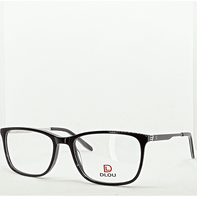 Armazón Dlou Hombre Acetato Negro