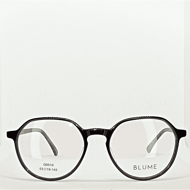 Armazón Blume Mujer Acetato Negro y Tortoise