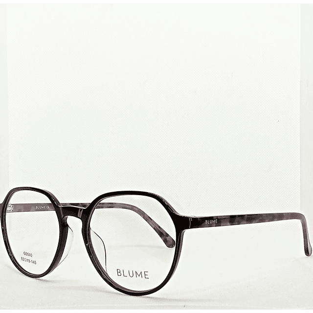 Armazón Blume Mujer Acetato Negro y Tortoise