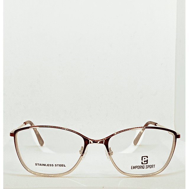 Armazón Emporio Mujer Metálico Dorado