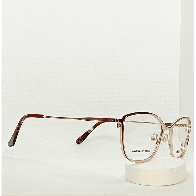 Armazón Emporio Mujer Metálico Dorado