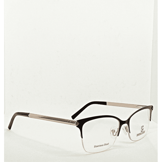 Armazón Emporio Hombre Metálico Semi al Aire