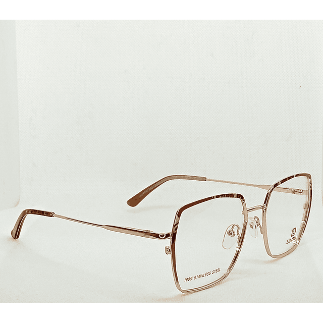 Armazón Dlou Mujer Metálico Dorado Brillante Cuadrado