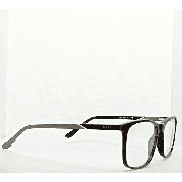 Armazón Blume Hombre Acetato Negro y Aplicaciones