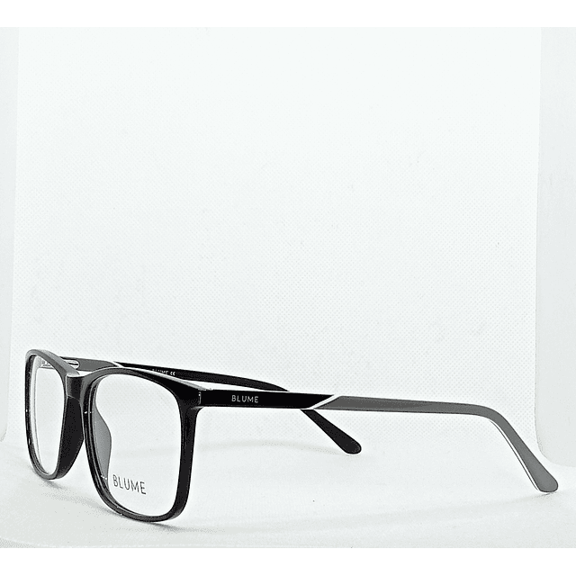 Armazón Blume Hombre Acetato Negro y Aplicaciones