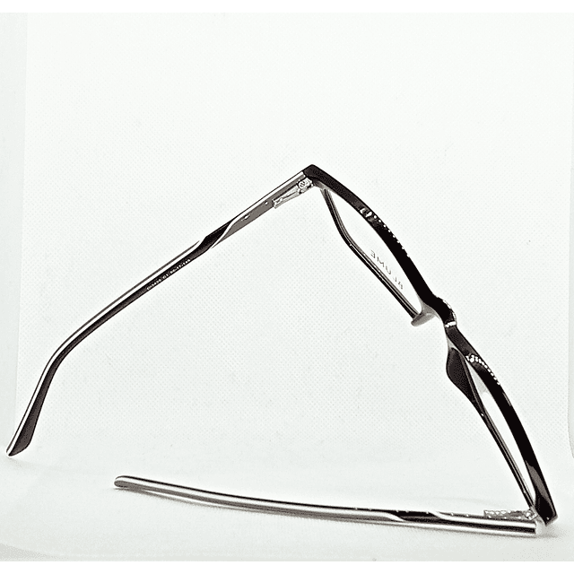 Armazón Blume Hombre Acetato Negro y Aplicaciones