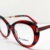 Armazón Óptico Das Leben Mujer Acetato Rojo Tortoise