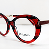 Armazón Óptico Das Leben Mujer Acetato Rojo Tortoise
